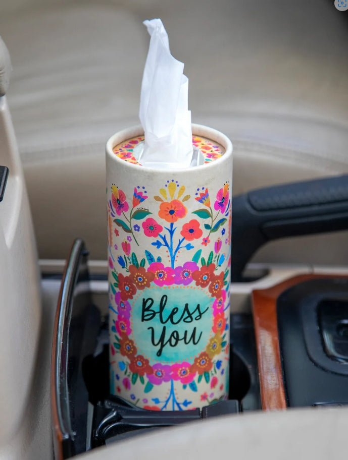Car Tissues, Set of 3 Bless You