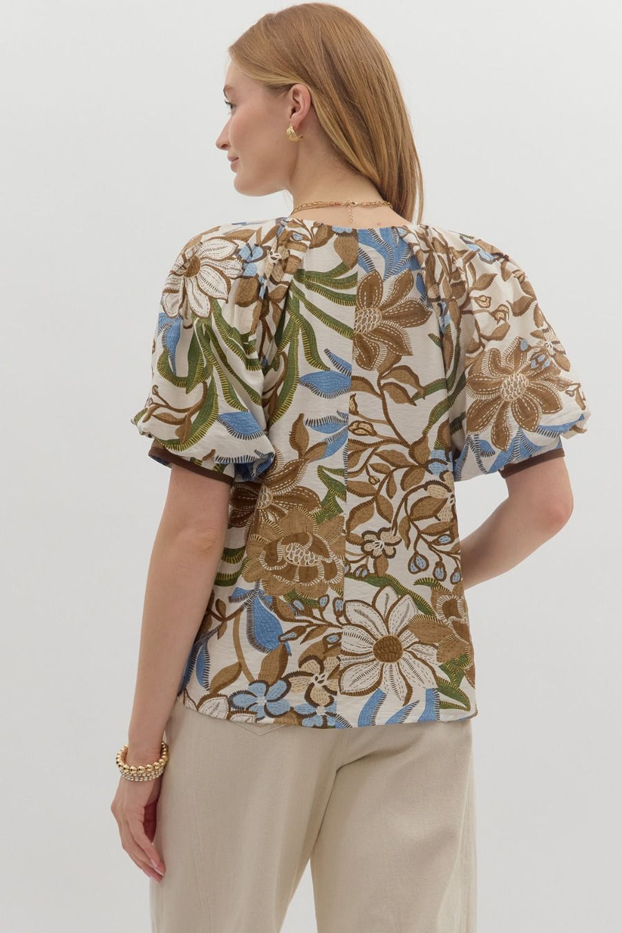 Botanical Print Shirt