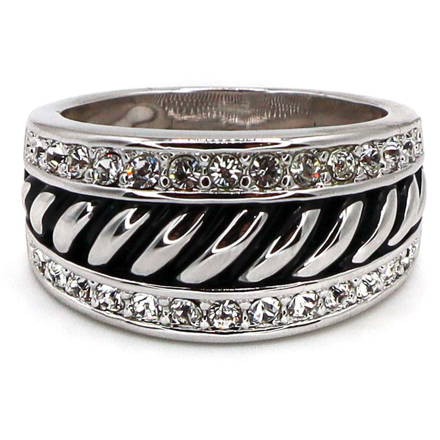 Cable Band Fashion Ring