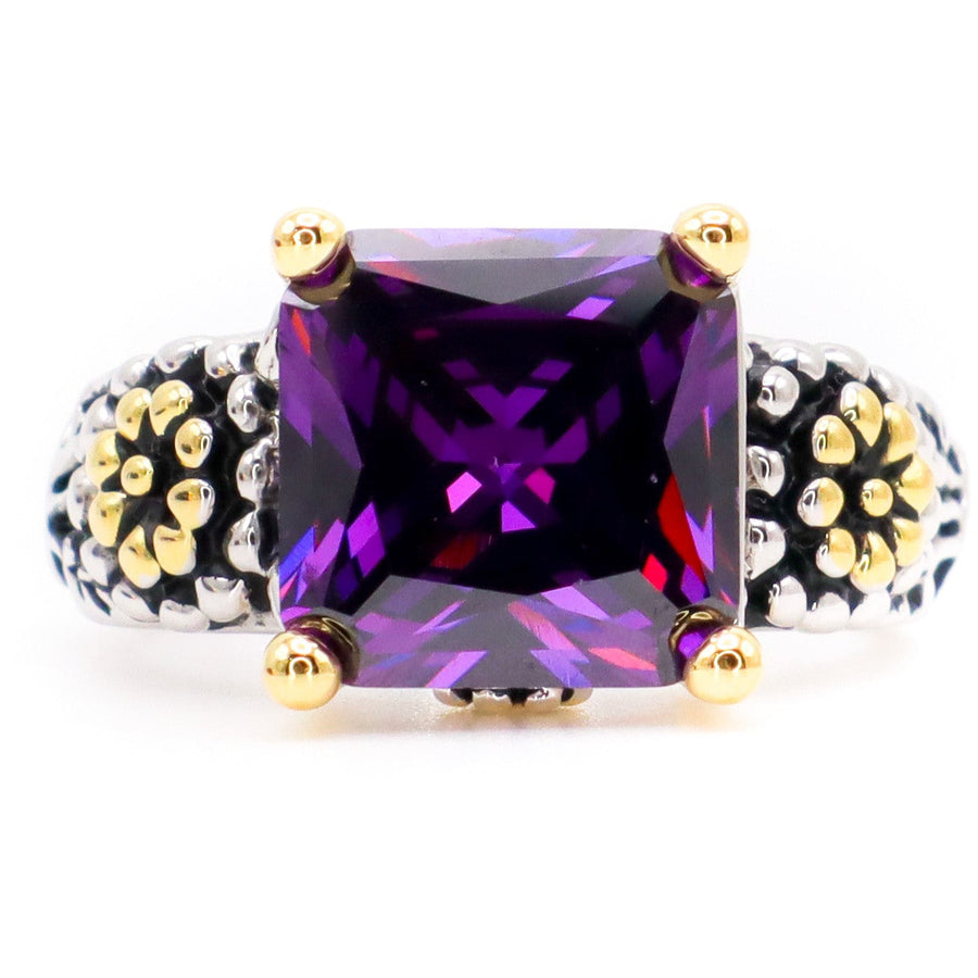 Purple Stone Fashion Ring