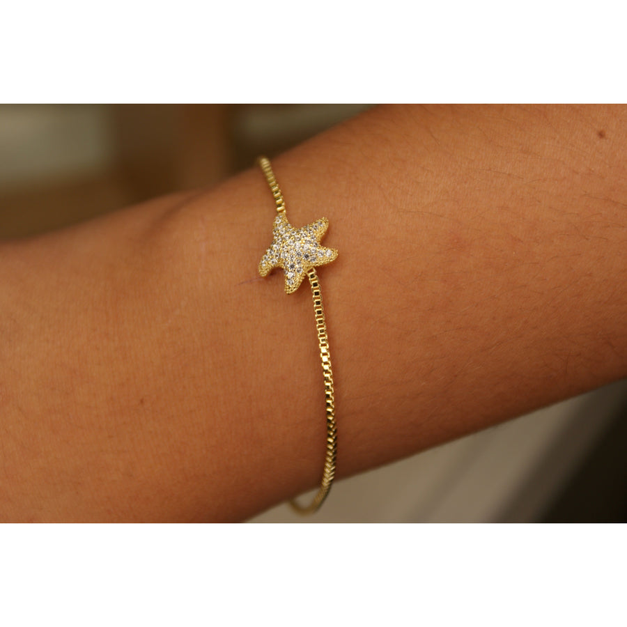 Starfish Adjustable Bracelet